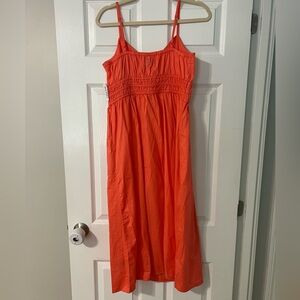 Coral sundress, sz med NWT